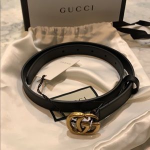 60 cm (xxs-xs) thin Gucci double G belt